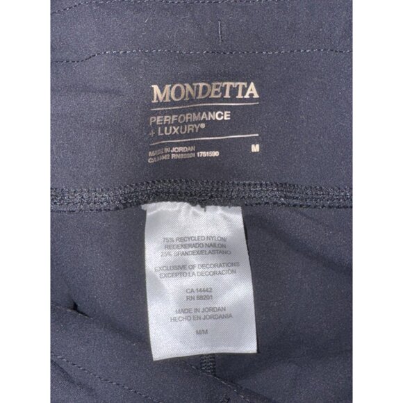 Mondetta Womens Black High-Waisted Biker Shorts M - Picture 2 of 5